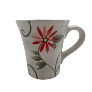 Prairie Bloom Pfaltzgraff Mug 12 Oz Floral Retired EUC Floral Vine
